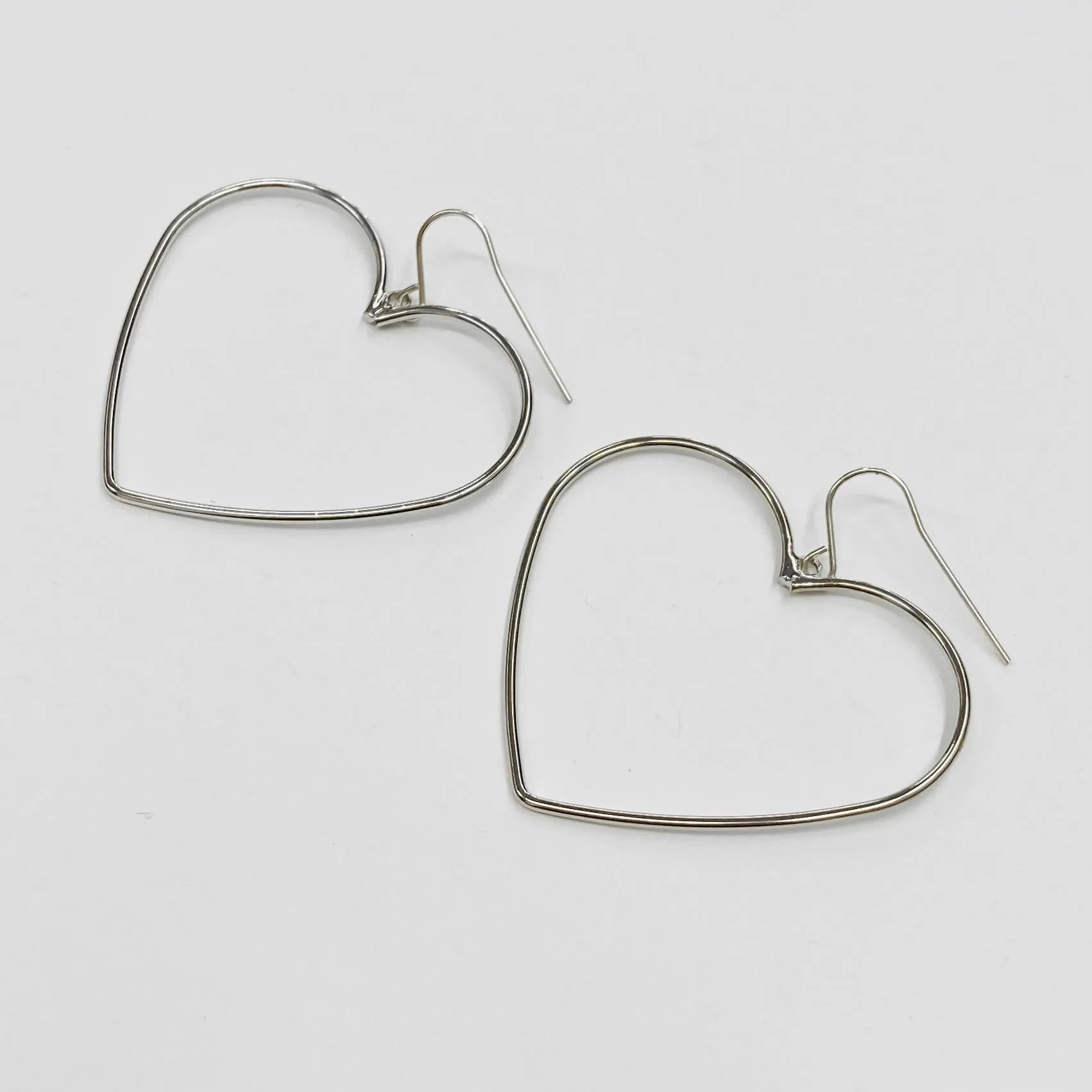 Smooth Heart Earrings