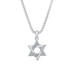 Star of David Stainless Steel Necklace