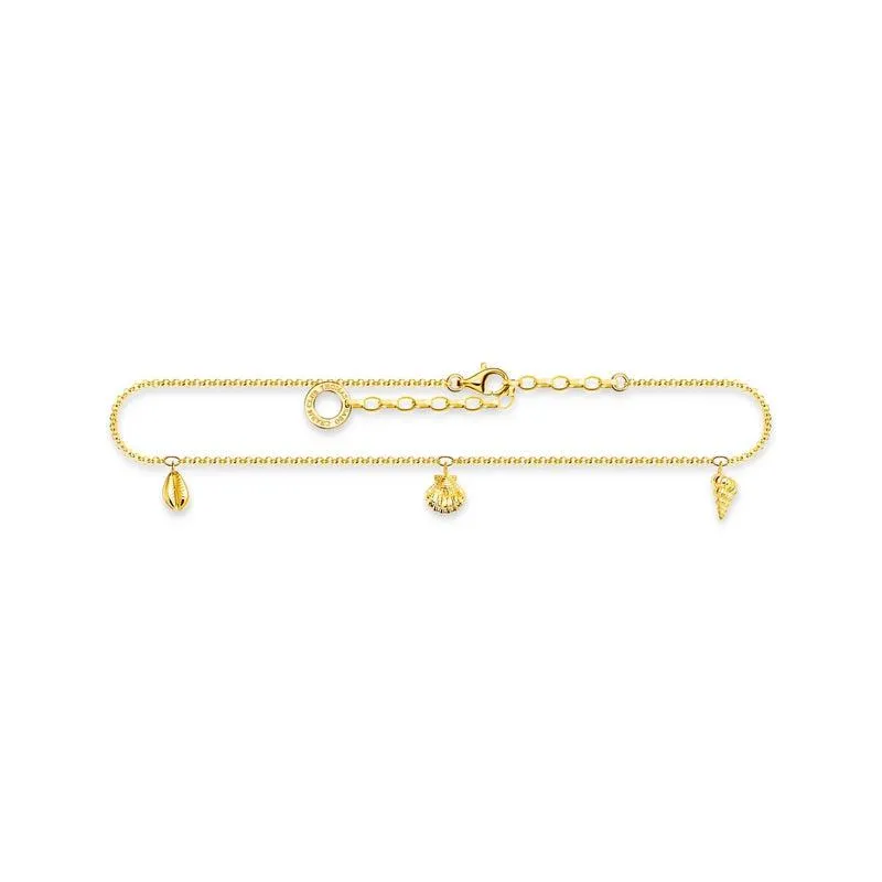 Thomas Sabo Anklet shells gold