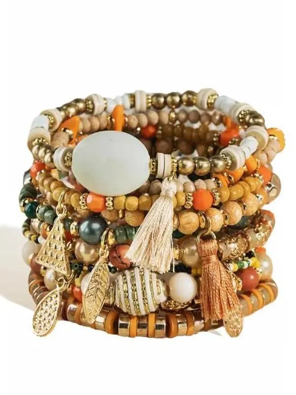 Touch of Humility Multi-Layered Beaded Bracelet