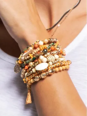 Touch of Humility Multi-Layered Beaded Bracelet