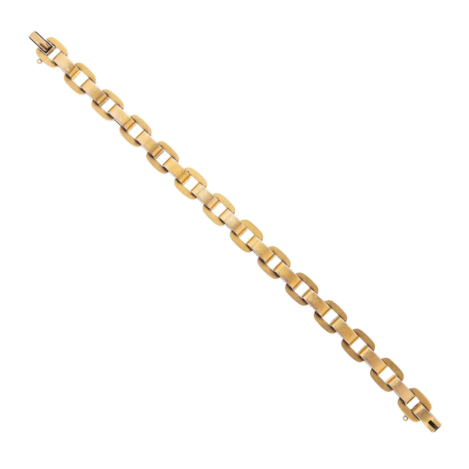 Victorian 15k Gold Chain Link Bracelet