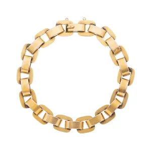 Victorian 15k Gold Chain Link Bracelet